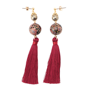 FRINGE TASSEL PIERCED EARRING　ピアス