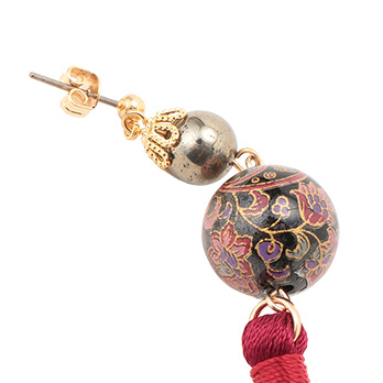 FRINGE TASSEL PIERCED EARRING　ピアス 詳細画像