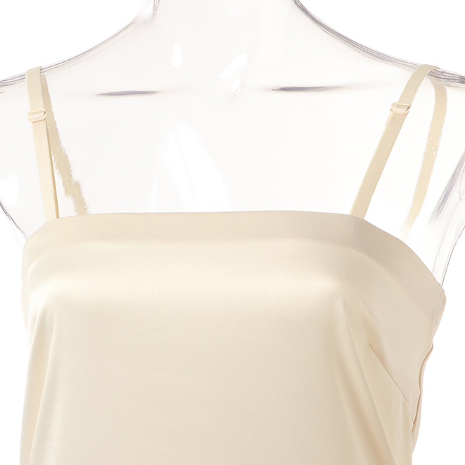 【期間限定】サテンキャミソール  詳細画像 ホワイト 5