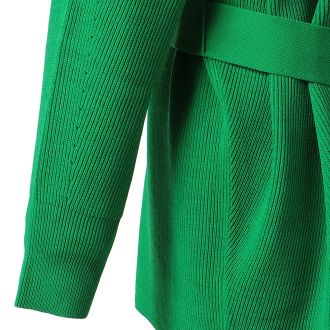 MULTI RIB KNIT カーディガン 詳細画像 グリーン 5