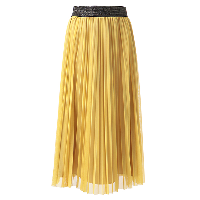 COLOR LAYERED SKIRT　スカート 詳細画像 イエロー 1