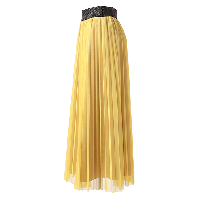 COLOR LAYERED SKIRT　スカート 詳細画像 イエロー 2