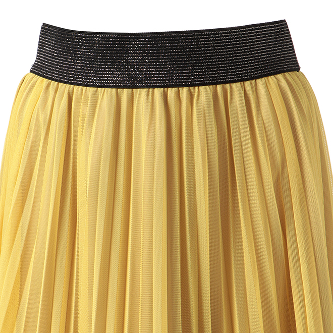 COLOR LAYERED SKIRT　スカート 詳細画像 イエロー 4