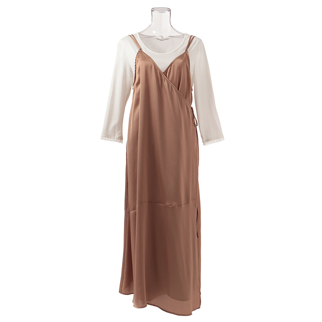 Camisole dress ワンピース 詳細画像 ベージュ 1