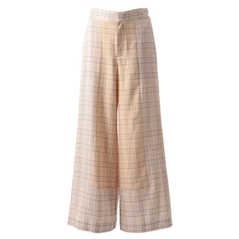 POLYESTER PATCH PANEL SUITING　パンツ