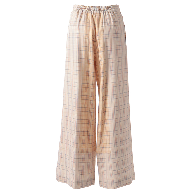 POLYESTER PATCH PANEL SUITING　パンツ 詳細画像 ベージュ 3