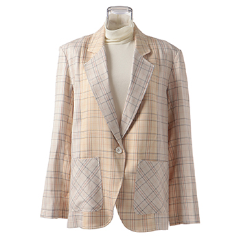 POLYESTER PATCH PANEL SUITING　ジャケット 詳細画像