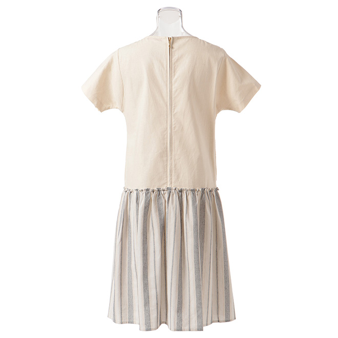 Macrame lattice on cotton voil ワンピース 詳細画像 ホワイト 4