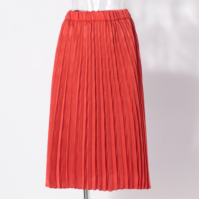 THREE-DIMENSIONAL PLEATED SKIRT　 詳細画像 オレンジ 4