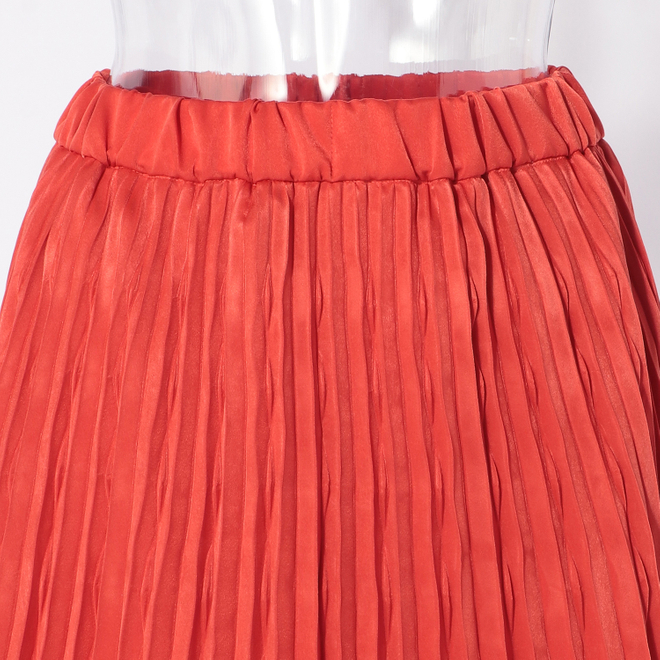 THREE-DIMENSIONAL PLEATED SKIRT　 詳細画像 オレンジ 7