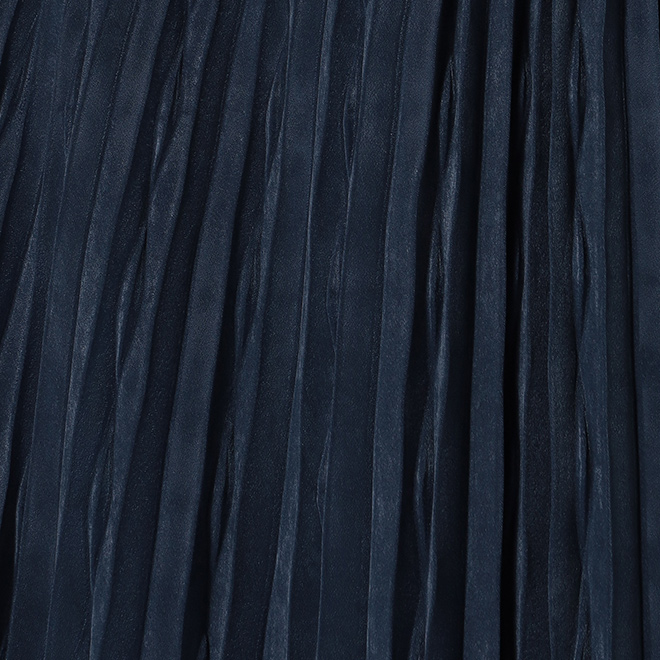 THREE-DIMENSIONAL PLEATED SKIRT　 詳細画像 ネイビー 2