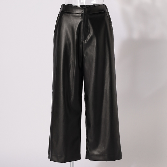 WL フェイクレザー　パンツ 詳細画像 ブラック 1