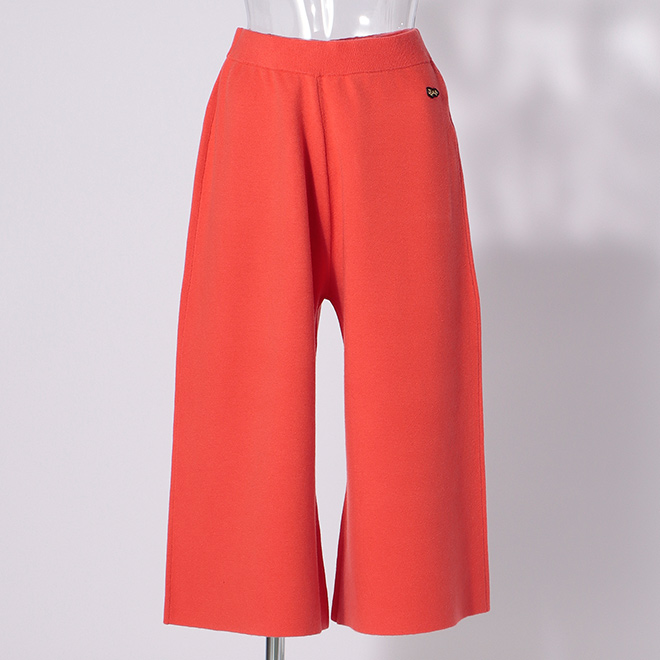 WLC 抗ピルミラノリブニット　パンツ 詳細画像 オレンジ 1