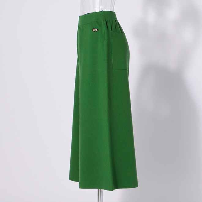 WLC 抗ピルミラノリブニット　パンツ 詳細画像 グリーン 2