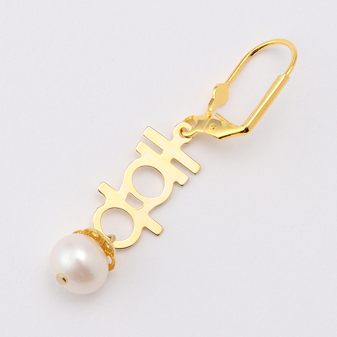 DOUBLE HAPPINESS PEARL　ピアス 詳細画像 ゴールド 2