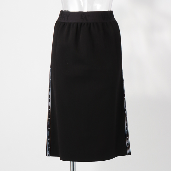 _V3 side logotape Knit Skirt 詳細画像 ブラック 1
