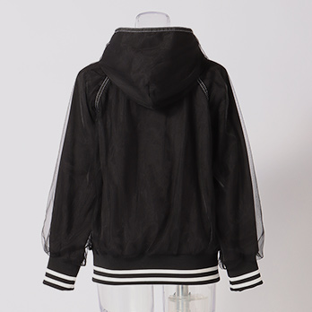 _V3 Sop stretch Blouson with Tulle　ブルゾン 詳細画像