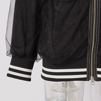 _V3 Sop stretch Blouson with Tulle　ブルゾン 詳細画像