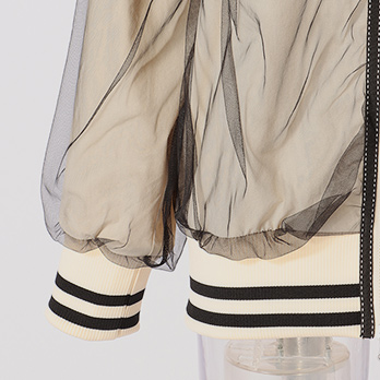 _V3 Sop stretch Blouson with Tulle　ブルゾン 詳細画像