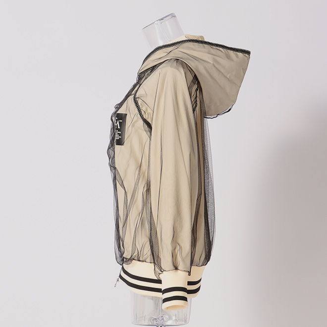_V3 Sop stretch Blouson with Tulle　ブルゾン 詳細画像 ベージュ 2