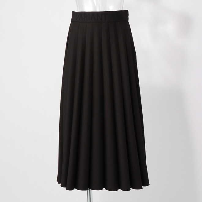 _V3 Kamaboko pleats Skirt　スカート 詳細画像 ブラック 1