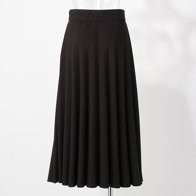 _V3 Kamaboko pleats Skirt　スカート 詳細画像 ブラック 3