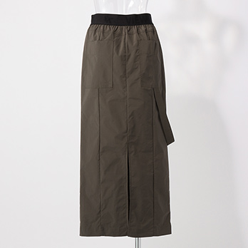 _V3 High count Taslan Skirt　スカート 詳細画像