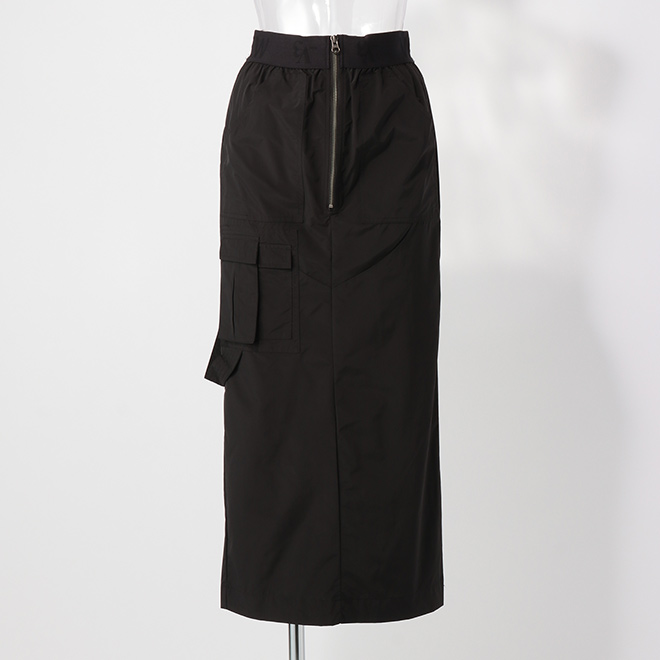 _V3 High count Taslan Skirt　スカート 詳細画像 ブラック 1