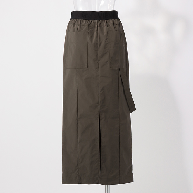 _V3 High count Taslan Skirt 詳細画像 カーキ 3