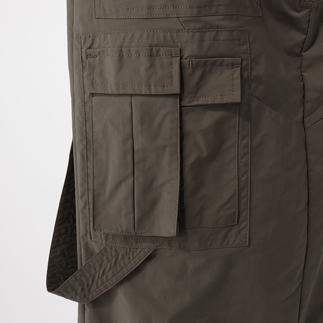 _V3 High count Taslan Skirt 詳細画像 カーキ 5