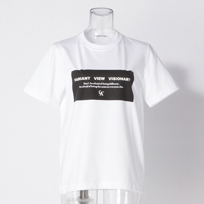 _V3 Cube Print T-shirts　カットソー 詳細画像 ホワイト 1