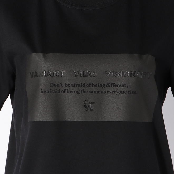 _V3 Cube Print T-shirts　カットソー 詳細画像 ブラック 5