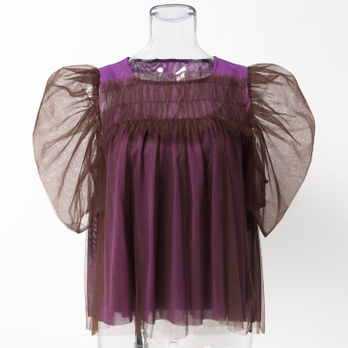 【期間限定】TULLE ＆ POWER NET　ブラウス 詳細画像