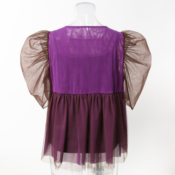 【期間限定】TULLE ＆ POWER NET　ブラウス 詳細画像