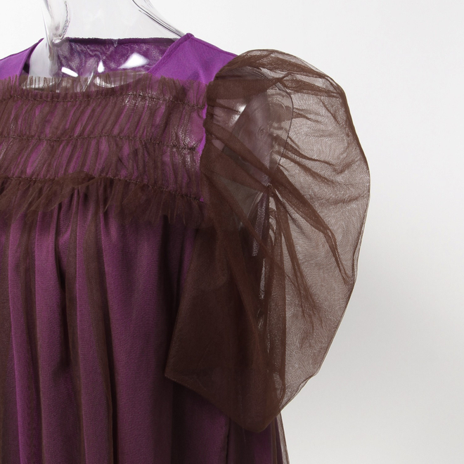 【期間限定】TULLE ＆ POWER NET　ブラウス 詳細画像 パープル 8