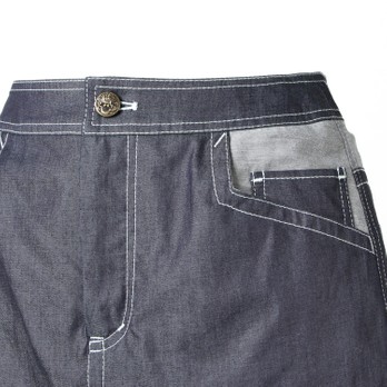 【期間限定】LIGHT DENIM BLOCKING　スカート 詳細画像