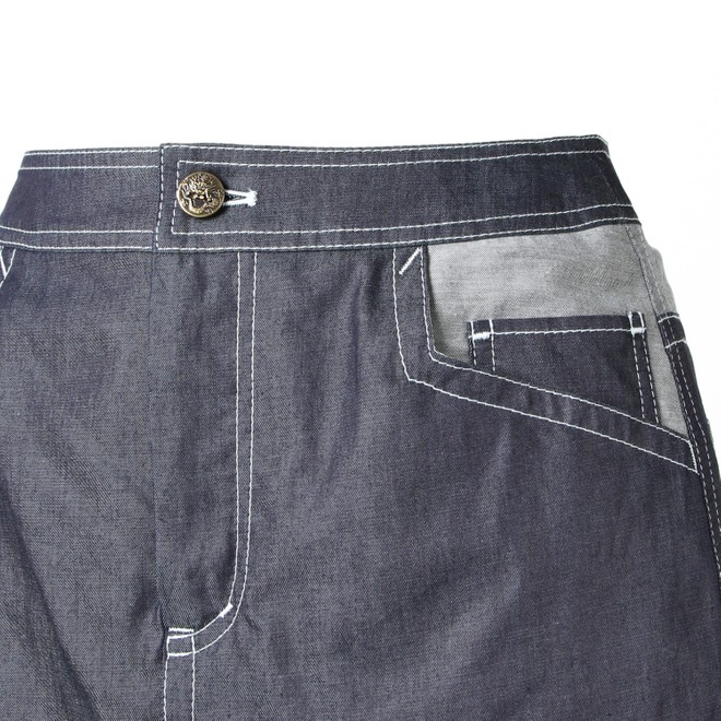 【期間限定】LIGHT DENIM BLOCKING　スカート 詳細画像 ネイビー 4