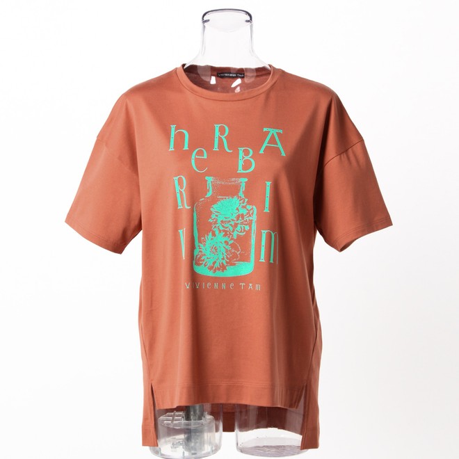 【期間限定】HERBARIUM PRINT TEE　 詳細画像 オレンジ 1