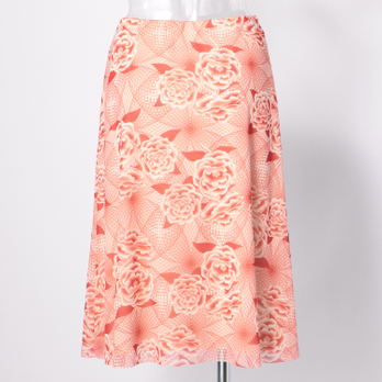 【期間限定】PEONY PRINT NET　スカート 詳細画像