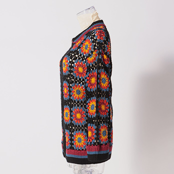 MANDARA CROCHET KNIT　ブルゾン 詳細画像