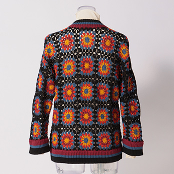 MANDARA CROCHET KNIT　ブルゾン 詳細画像