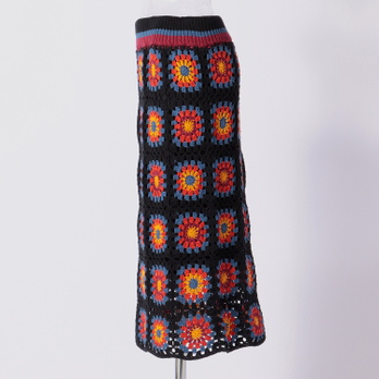 MANDARA CROCHET KNIT　スカート 詳細画像