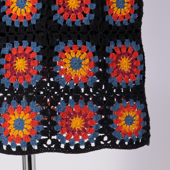 MANDARA CROCHET KNIT　スカート 詳細画像 黒系マルチ 8