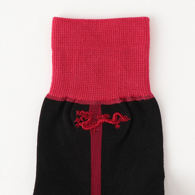 DRAGON EMB SOX　靴下 詳細画像 ブラック 2