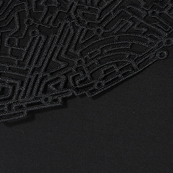 MODAL JERSEY WITH LACE　ブラウス 詳細画像