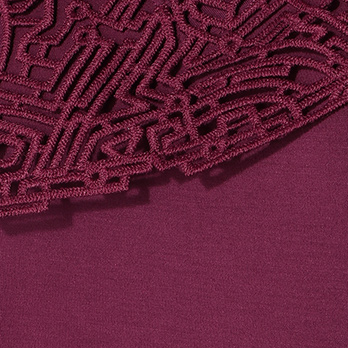 MODAL JERSEY WITH LACE　ブラウス 詳細画像