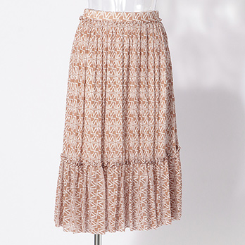 VT LOGO PRINT NETTING　スカート
