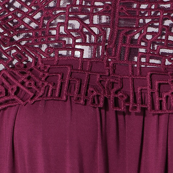 MODAL JERSEY WITH LACE　ドレス 詳細画像