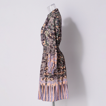 COURTVERSE PRINT ON SATIN　ドレス 詳細画像