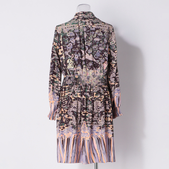 COURTVERSE PRINT ON SATIN　ドレス 詳細画像